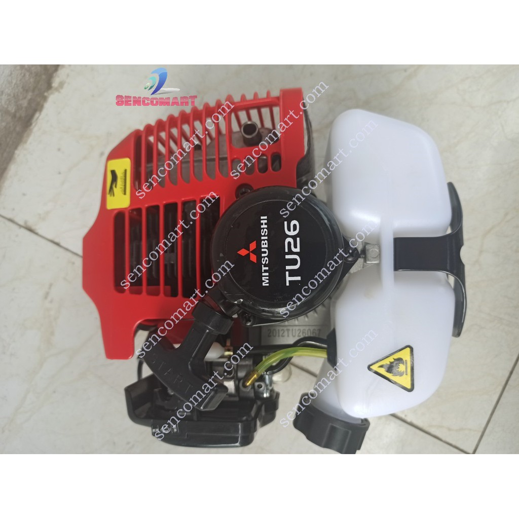 Đầu động cơ MITSUBISHI TU26 gắn máy cắt cỏ, phun thuốc, cắt cành giá siêu rẻ