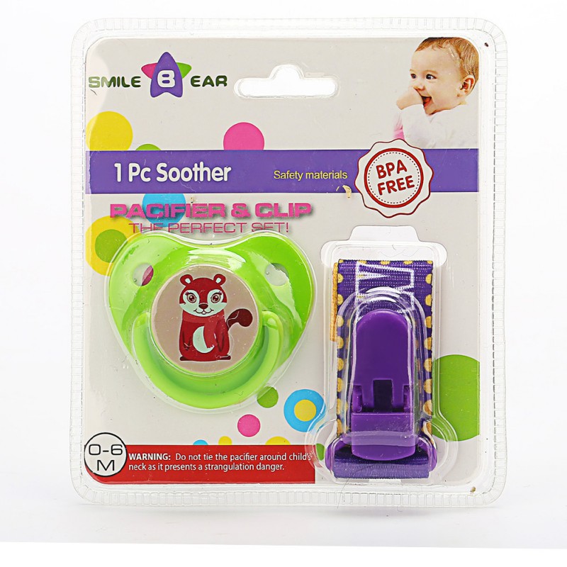 Dây đeo và núm ti đáng yêu cho bé