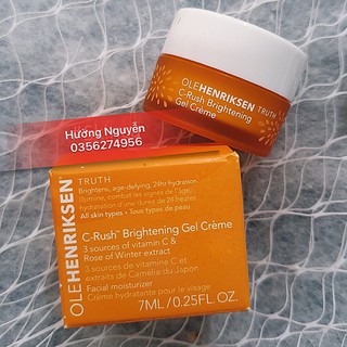 Kem dưỡng sáng da OleHenriksen C Rush Bightening Gel Creme 7ml