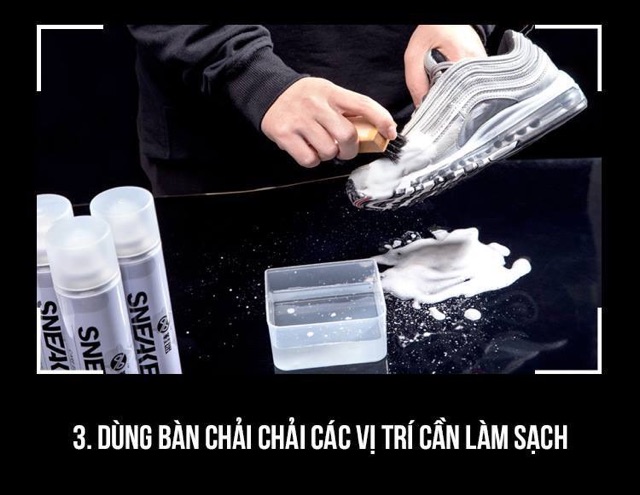 [SALE 10%] Bình xịt bọt tuyết vệ sinh giày dép Sneaker 300ml