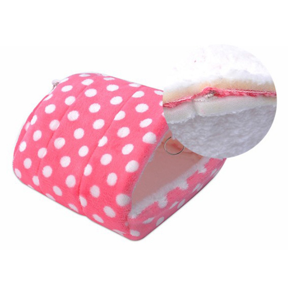Giường ngủ bằng vải bông mềm ấm áp thoải mái cho chuột hamster/sóc/chuột hamster