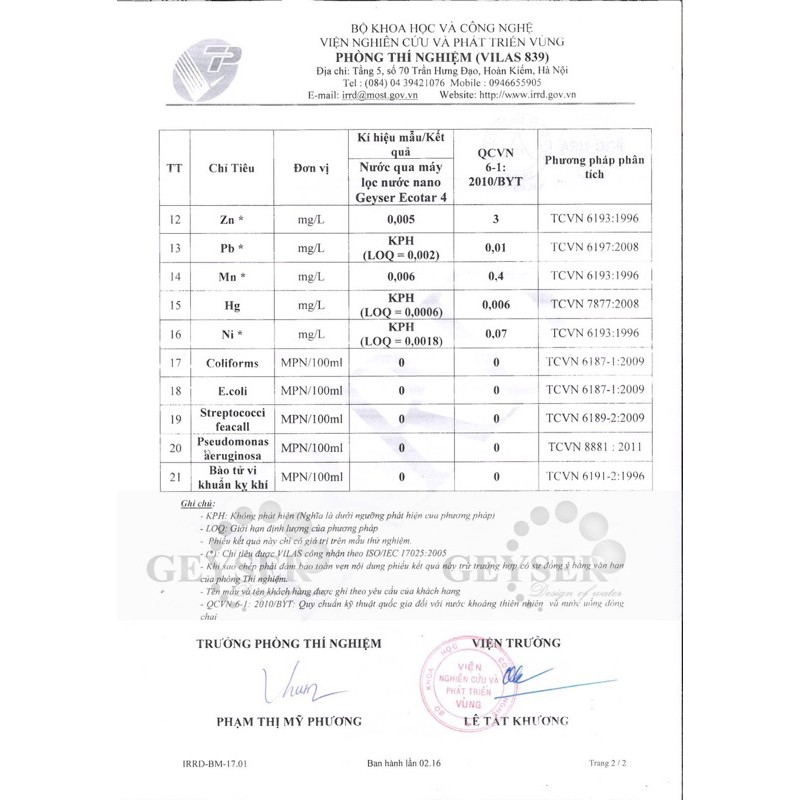 Máy Lọc Nước Geyser ECOTAR 4 Không Dùng Điện, Không Nước Thải - Made in Russia