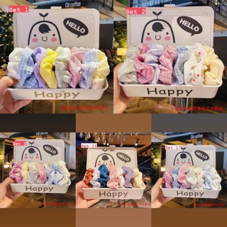 Set scrunchies nhiều mẫu khác nhau
