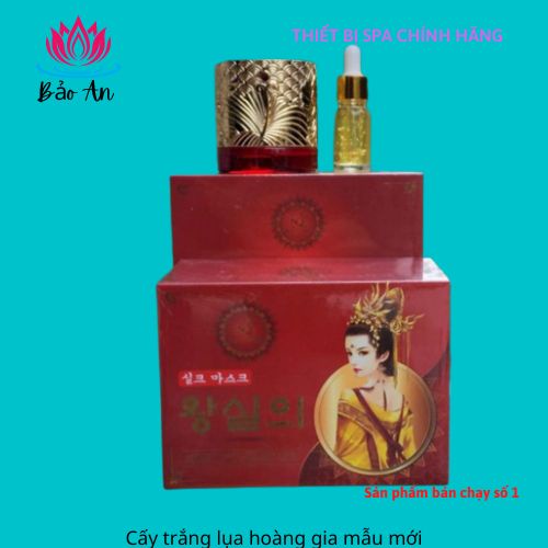 Cấy trắng lụa hoàng gia mẫu mới tặng kèm lọ dưỡng collagen