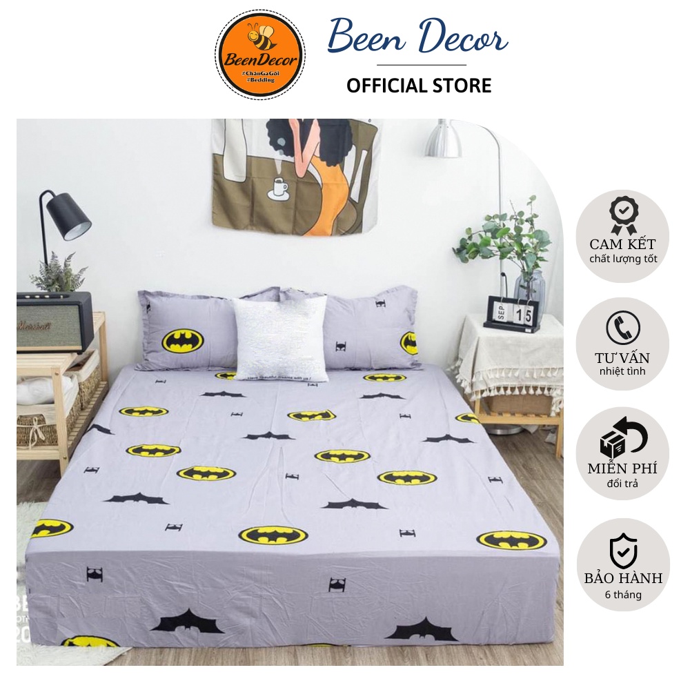 Bộ Ga Gối 50x70 cm Cotton Poly M2/M6/M8/2M2 | Ga + 2 vỏ gối nằm 50x70cm