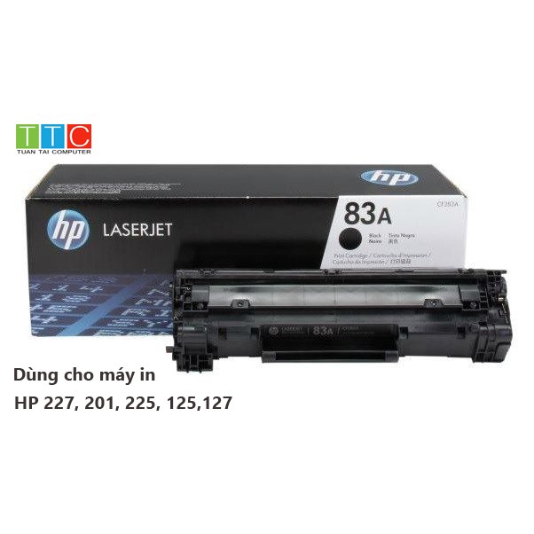 Hộp Mực 83A dùng cho máy in HP M227, 201, 225, 125,127