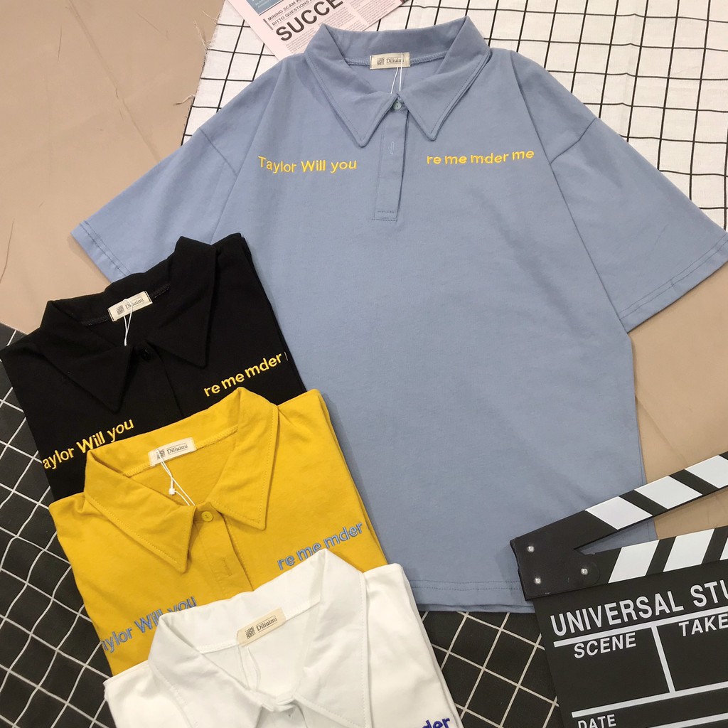 [XẢ HÀNG] Áo Polo Tay Lỡ Taylor Unisex Cho Cả Nam Và Nữ Đẹp Và Thoáng Mát [Akistore]