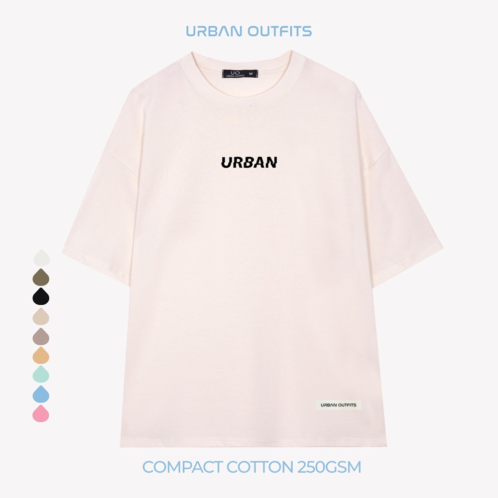 Áo Thun Tay Lỡ Form Rộng URBAN OUTFITS  ATO101 Local Brand In URBAN INTERNATIONAL ver 2.0 100% Compact Cotton 250GSM