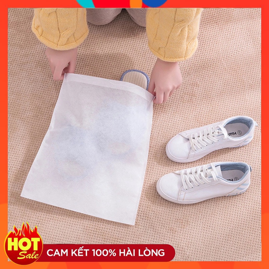 Combo 10 Túi Đựng Giày Dép Bảo Quản Giày Dép Khỏi Bụi Bẩn  Kích thước 38cm x 24cm