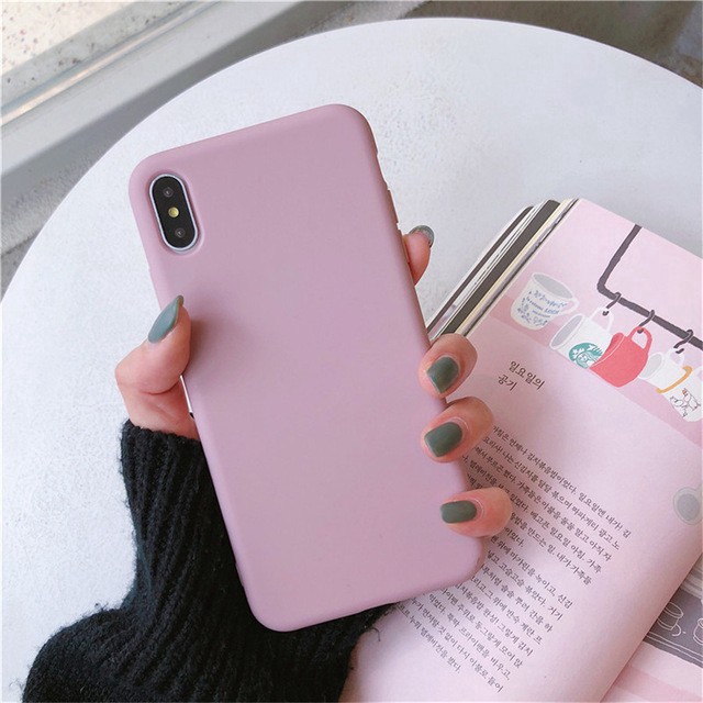 Case iPhone 11 Pro Max X Xs Max XR iPhone 7 Plus 8 Plus iPhone 6 Plus 6S Plus SE 2020 Casing Candy Color Soft TPU Phone Case Cover | BigBuy360 - bigbuy360.vn