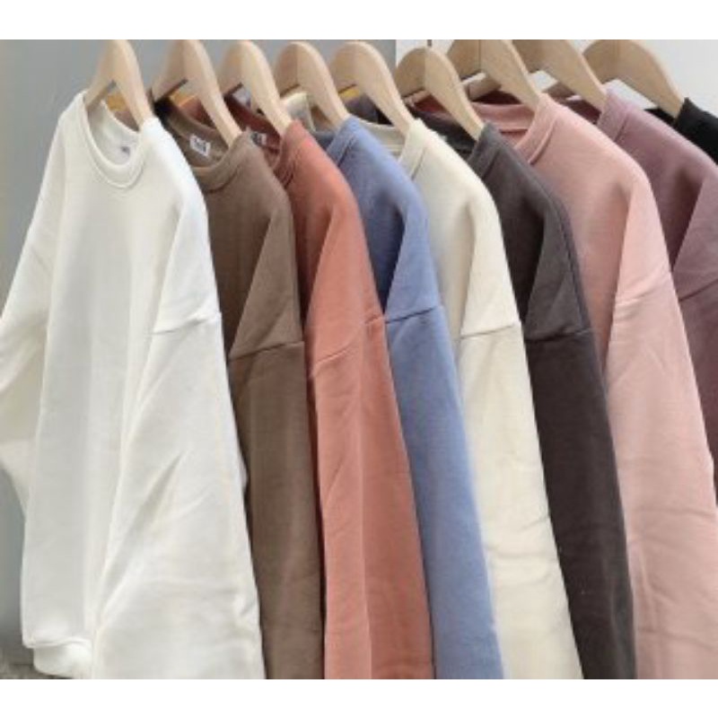 Áo Nỉ Bông Mịn Sweater 9088 Quảng Châu Form To Rộng Mặc Siu Ấm Áp, Hàng Đẹp Không Bai Không Xù Lông