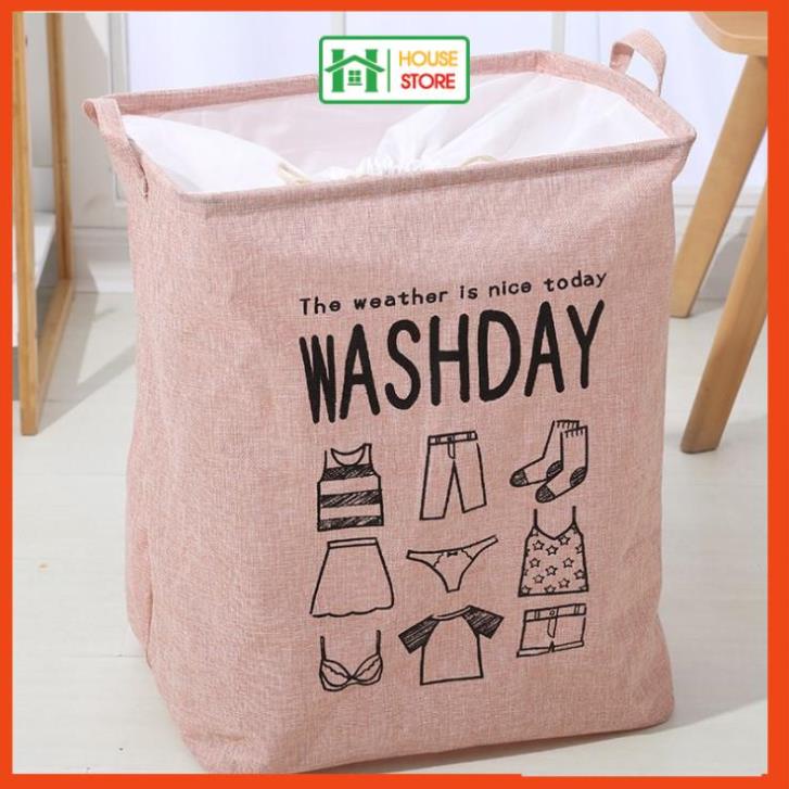 TÚI ĐỰNG ĐỒ WASHDAY GẤP GỌN SIÊU HÓT - HỘP ĐỰNG ĐỒ HOUSE.STORE