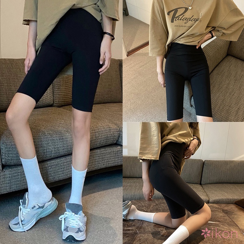 Quần ngắn đi xe đạp Dáng Ôm Hoạ Tiết Cá Mập Thời Trang Dành Cho Nữ