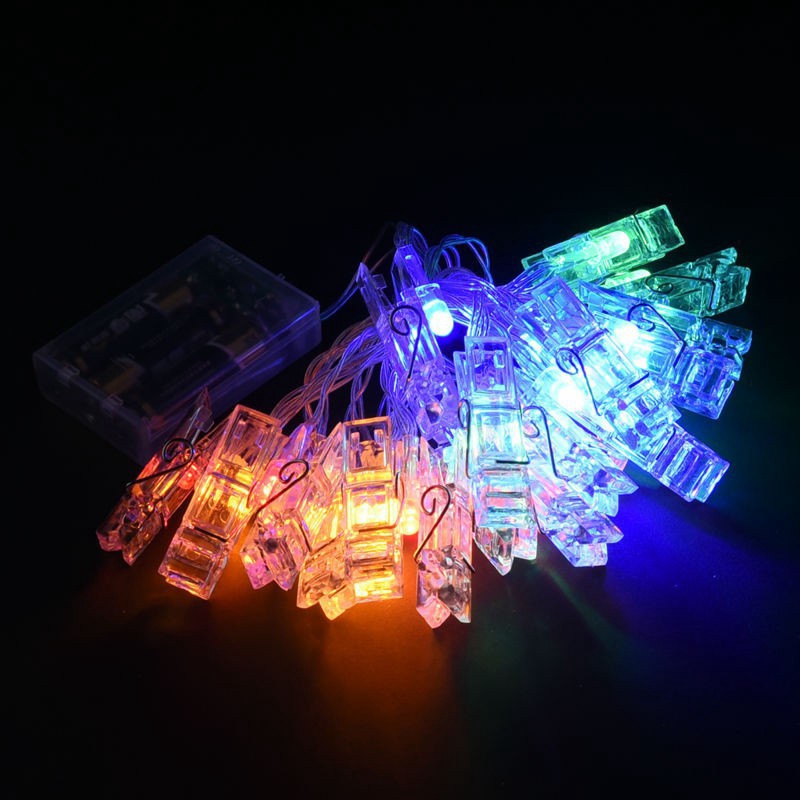 Dây Đèn Led Kẹp Ảnh Trang Trí 1m