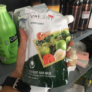 $$cam_kết_chính_hãng_100%_Kem hấp - ủ- xả phục hồi tóc bưởi Grapefruit siêu mềm mượt dạng túi 500ml (2021)