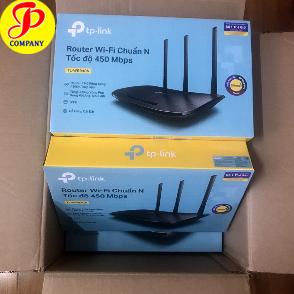 Thùng 10 cái Bộ phát wifi TP-Link 940N Chuẩn N 450Mbps - Chính hãng