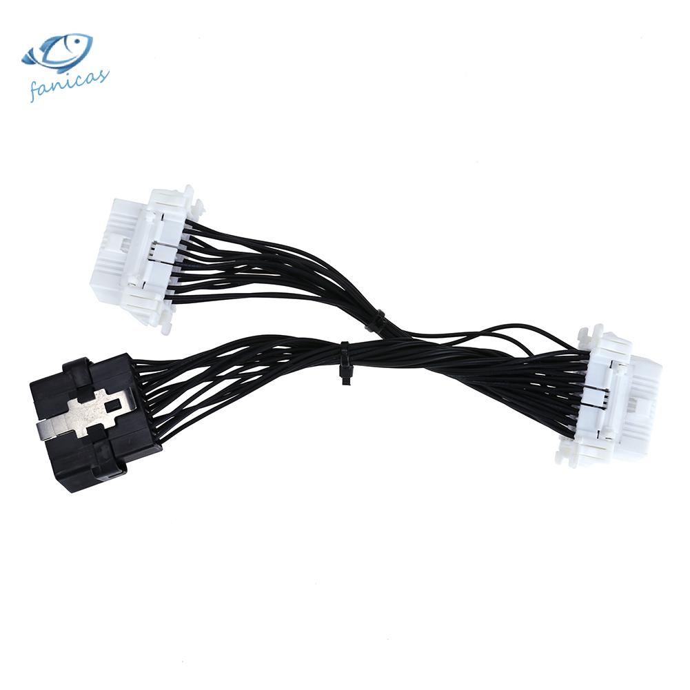 Dây cáp chuyển đổi FANICAS OBD 2 16pin 1 sang 2 cho thiết bị chẩn đoán xe hơi ELM327