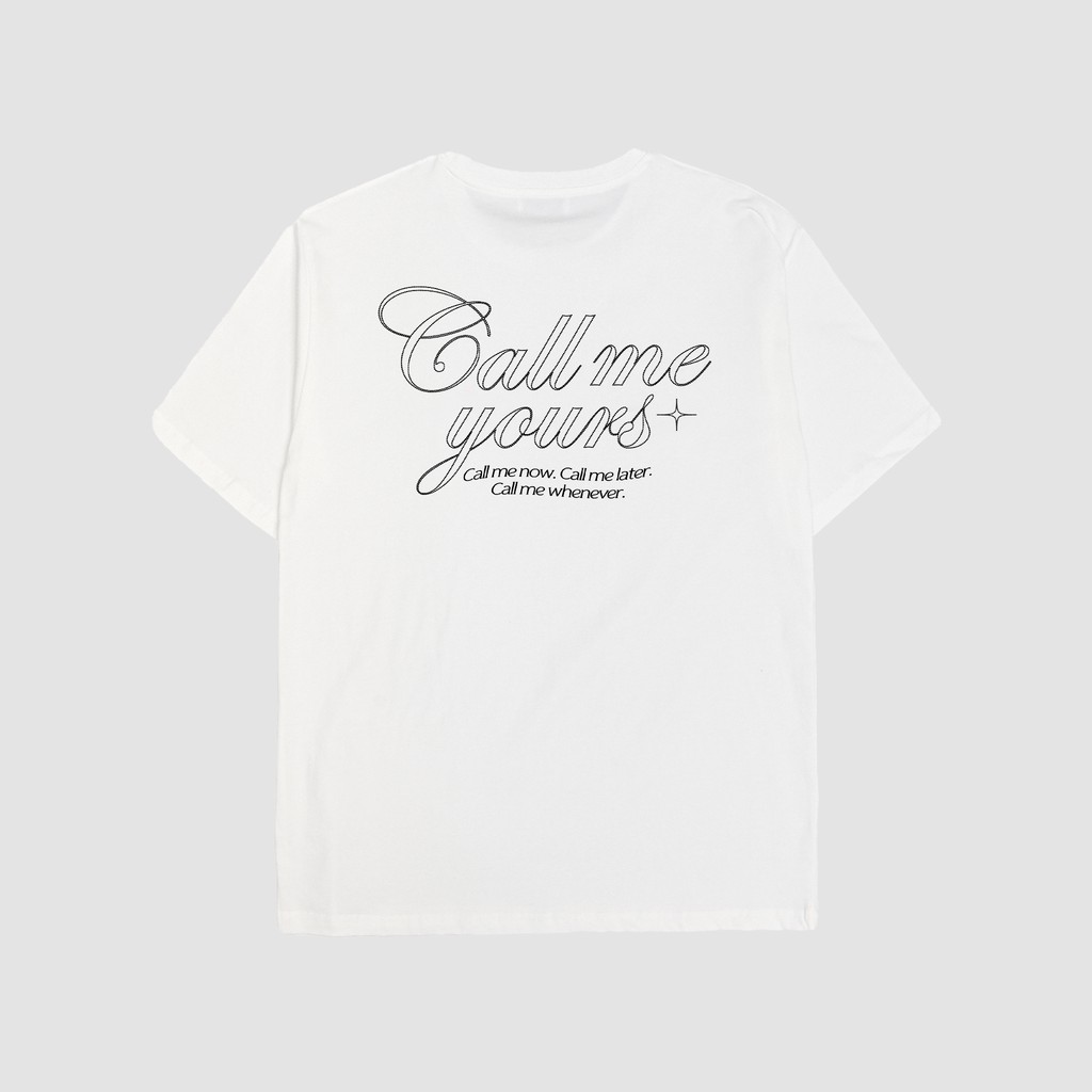 Áo phông unisex ngắn tay 21ST URBAN LS21 Call Me Yours Tshirt