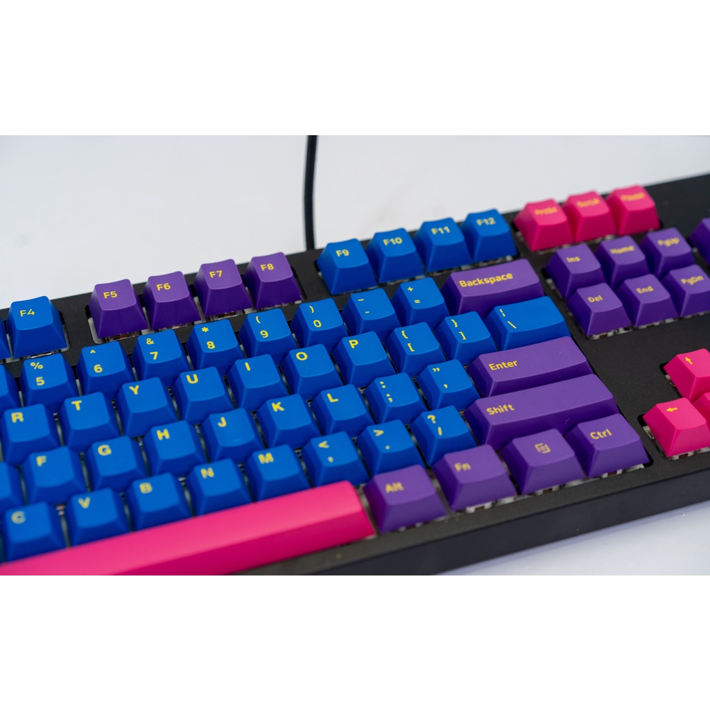 [Mã SKAMSALE03 giảm 10% đơn 200k] Bộ keycap phím cơ E-dra EKC7103 - IRIS PBT (PBT Double-Shot/166 nút/ Cherry Profile)