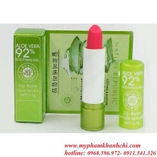 SON DƯỠNG MÔI LÔ HỘI ALOE VERA 92%