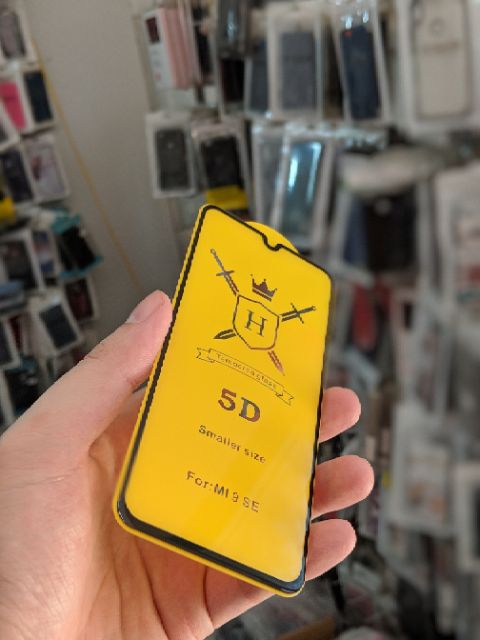 Cường lực 5D thế hệ mới Xiaomi Mi 9 SE FREESHIP Từ 50k hiệu Hoàng Đế full màn vát cạnh 2.5D viền mỏng trơn mượt