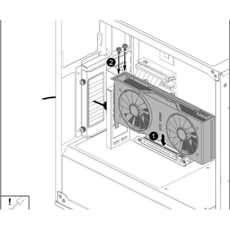 Giá dựng VGA Cooler Master vertical graphics card holder kit V2 (có riser) chính hãng | BigBuy360 - bigbuy360.vn