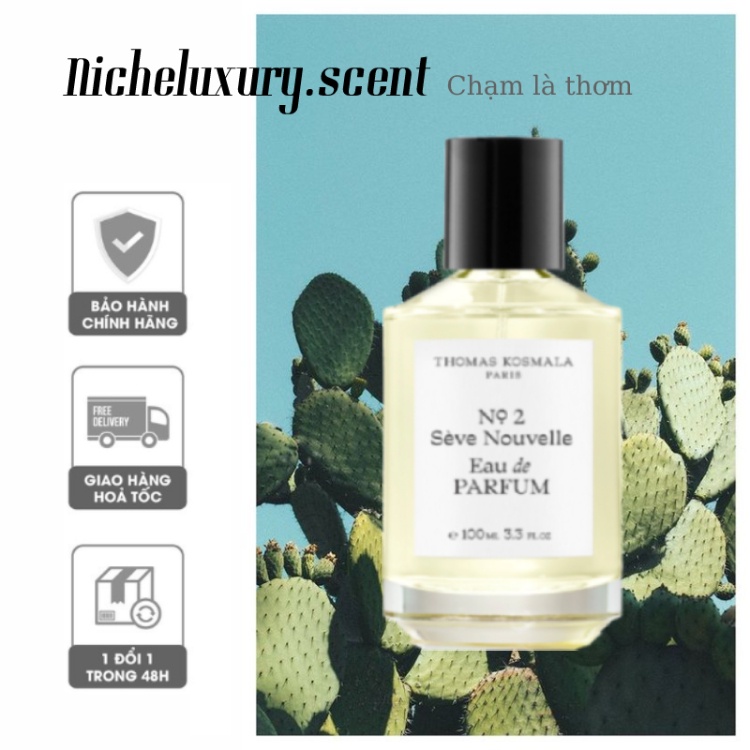 🅽🅸🅲🅷🅴 - Nước hoa Niche - Thomas Kosmala No.2 Seve Nouvelle - 10ml