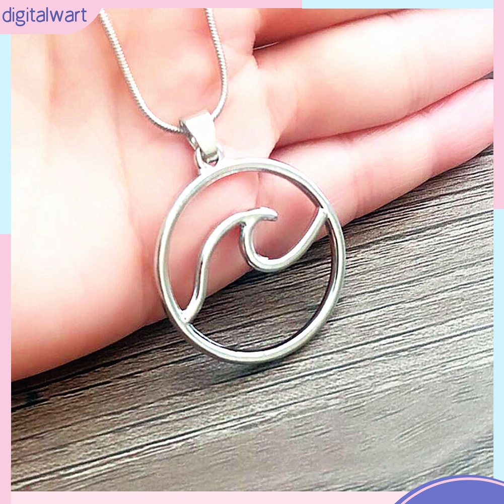 Dg✌❤Vòng cổ MặT HìNh SóNg BiểN ThờI Trang Cho Nữ