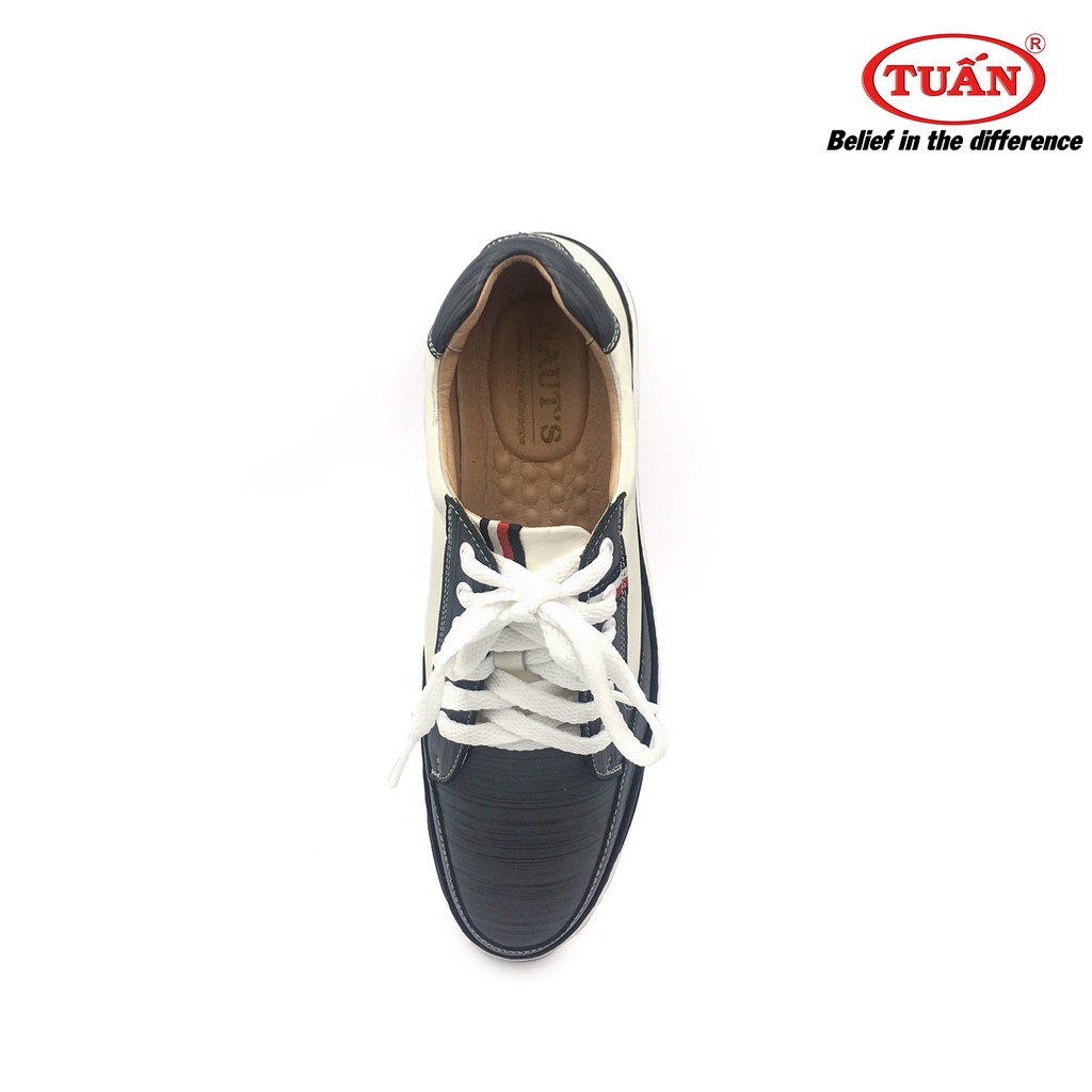 Giày da nam giày thể thao quai da bò tự nhiên thương hiệu Tuấn GXHU-381