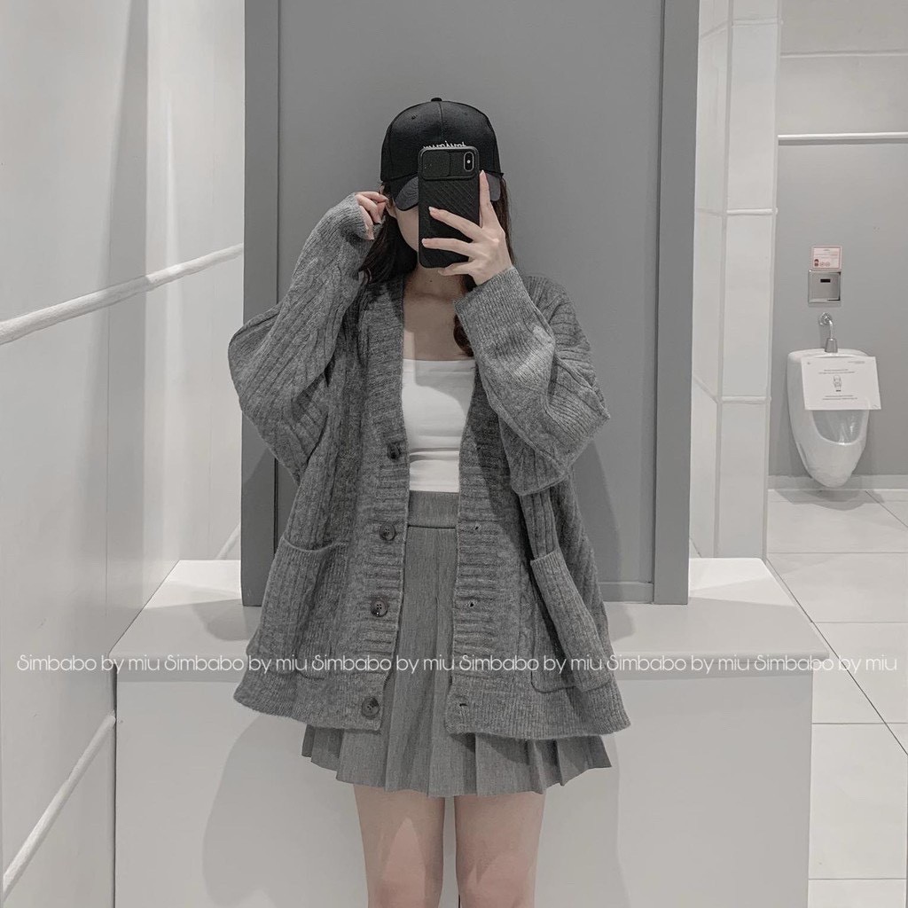 Áo cardigan len thỏ Simbabo