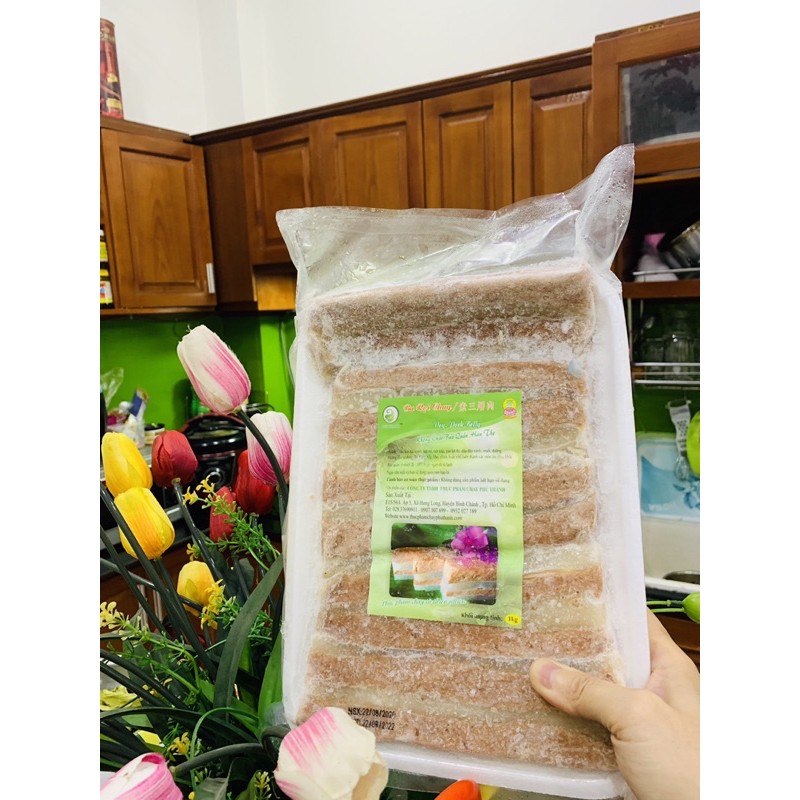 ☘1KG THỊT BA CHỈ CHAY ( 1 bịch)/ Chỉ bán tại HCM