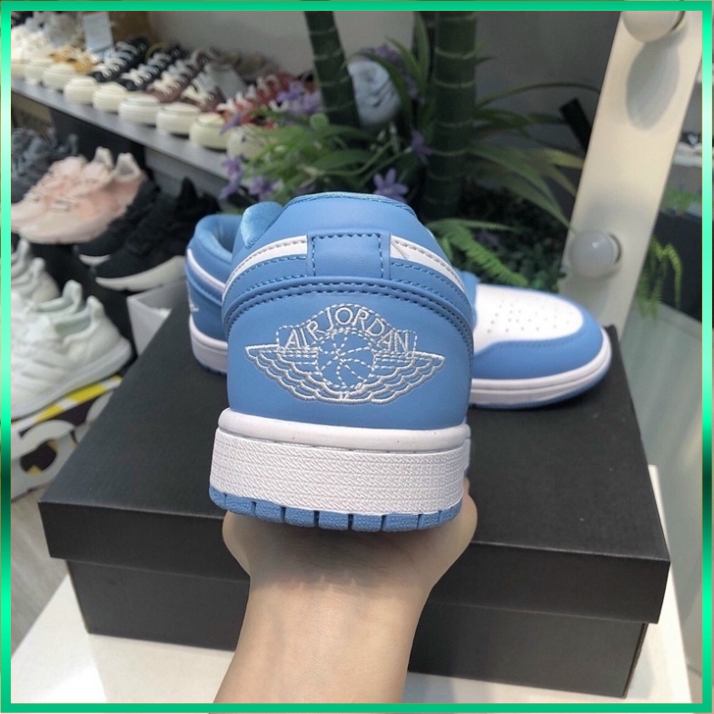 Giày Thể Thao 𝗝𝗼𝗿𝗱𝗮𝗻 Thấp Cổ Nam Nữ Xanh Dương, Giày Sneaker 𝗝𝗼𝗿𝗱𝗮𝗻 Thấp Cổ Màu Xanh Dương  Full Box