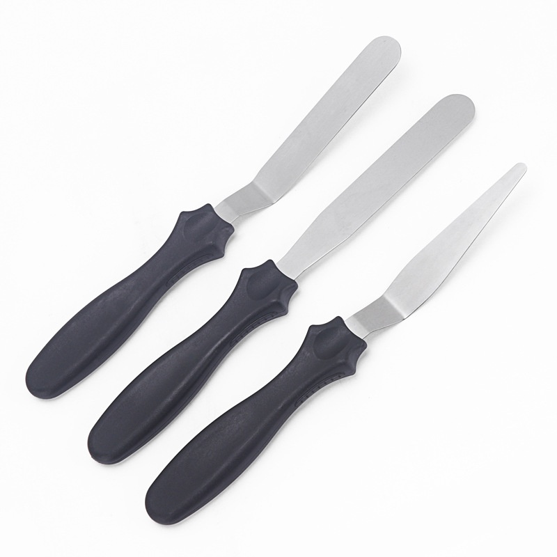 Bộ 3 dao chà láng SPATULA bánh kem mini hàng cao cấp