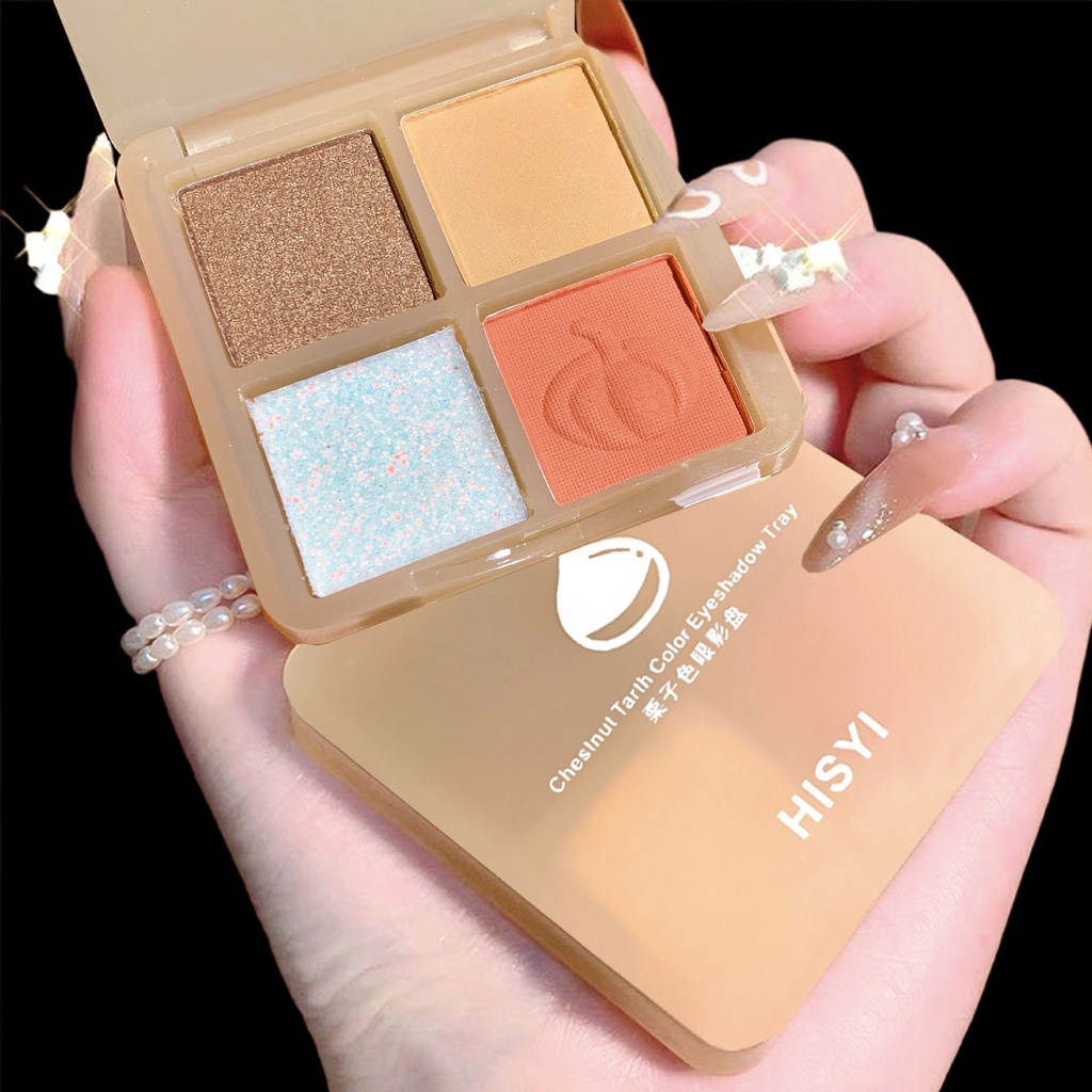 [Hàng mới về] Bảng phấn mắt chống thấm nước lấp lánh kết cấu siêu mịn trang điểm tự nhiên | BigBuy360 - bigbuy360.vn