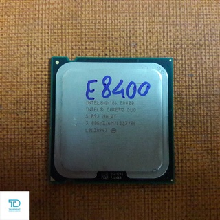 CPU E8400 Intel Core 2 Duo E8400 3.0hz socket 775 chạy main G31 G41 cực khỏe - Bóc máy