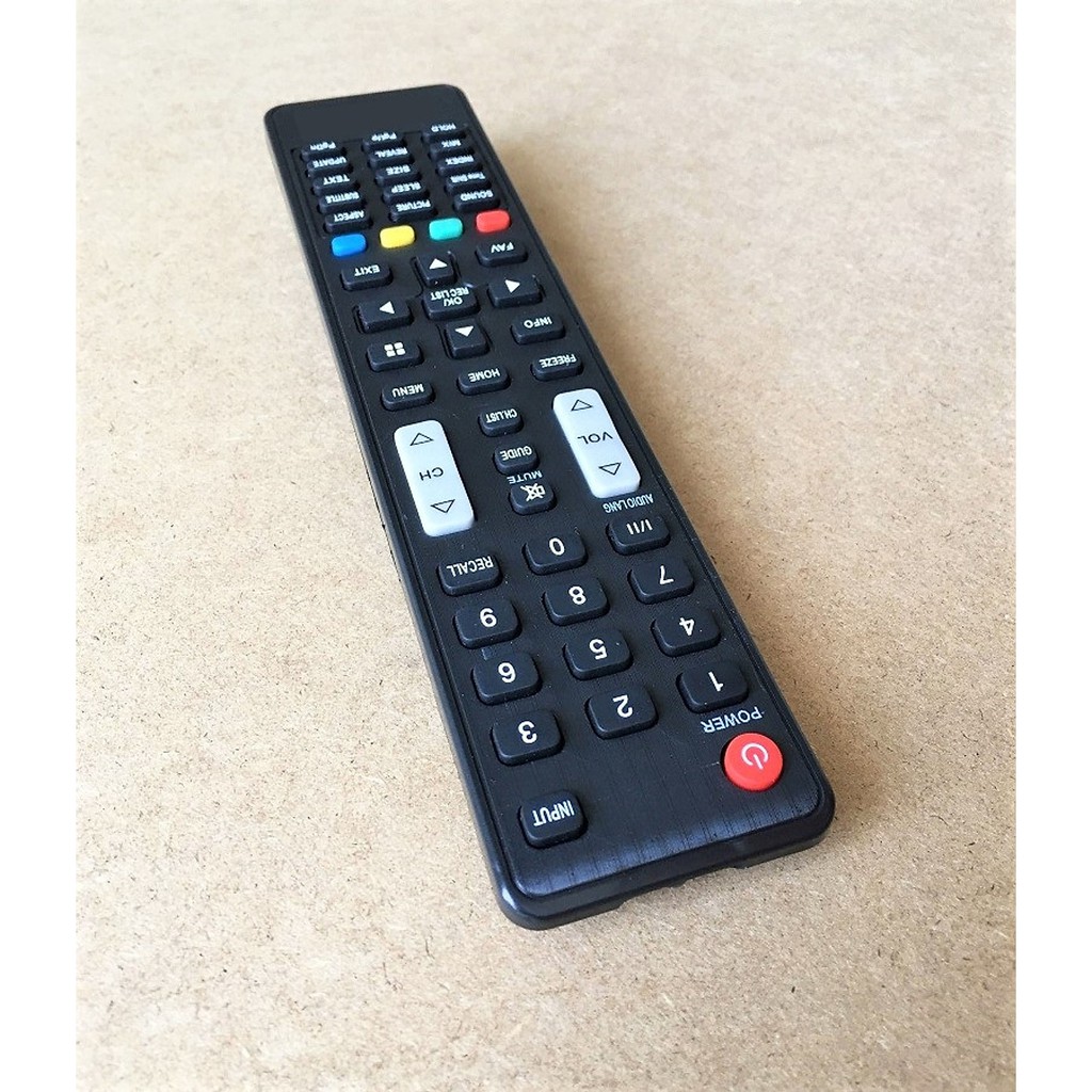 Remote Điều Khiển TV ASANZO Home Menu (Kèm Pin AAA)