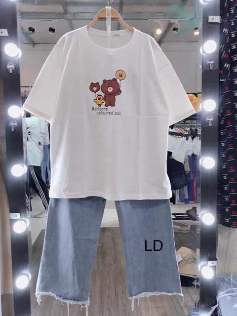 Áo bạn gấu và gà L&amp;D 1106 siêu đẹp