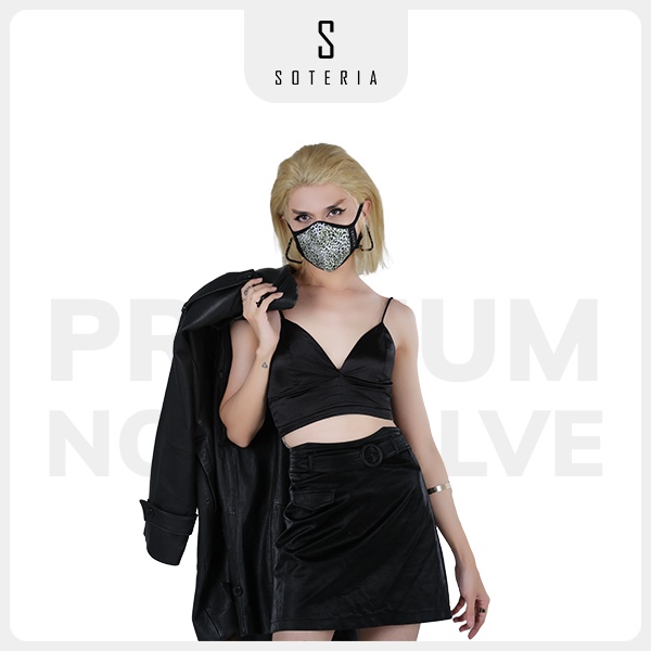 Khẩu trang thời trang Soteria Leopard 01 ST270 - N95 lọc 99% bụi mịn 0.1 micro - Size S,M,L