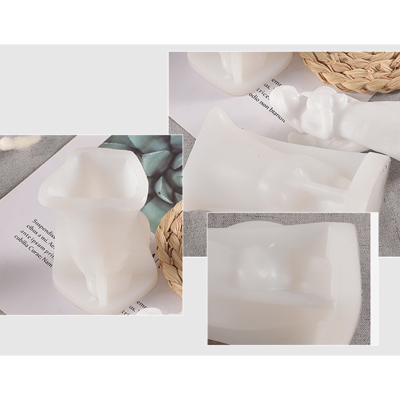 Khuôn Silicone Hình Thiên Thần DIY Trang Trí Nhà Cửa