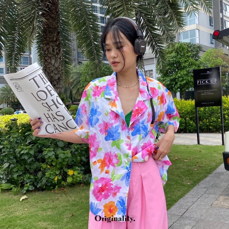 ÁO SƠMI HOẠ TIẾT HOA - HAWAI SHIRT