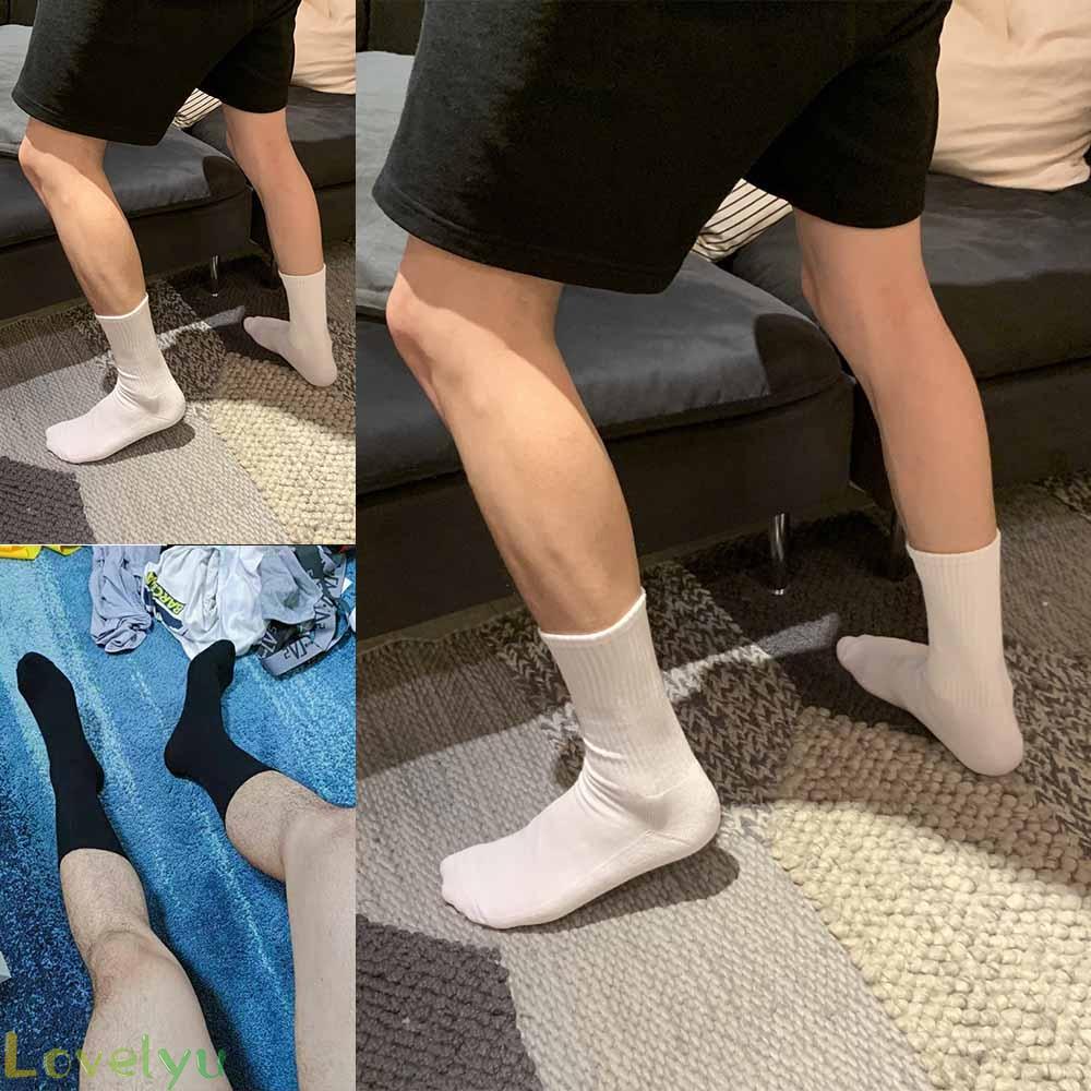 ◀READY▶Socks Sexy Solid Breathable Cotton Fashionable One Size 100% Brand New# Good Quality