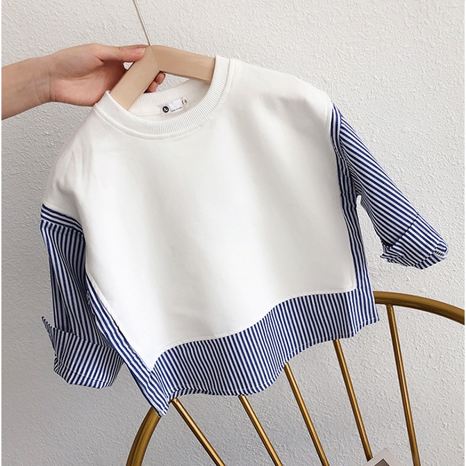 Áo Sweater Tay Dài Phong Cách Nhật Bản Hàn Quốc Thời Trang Xuân Thu Hàng Mới 2022 Dành Cho Bé Trai