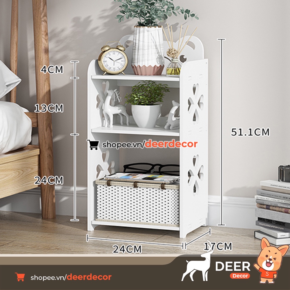 Kệ Để Sách Cho Bé - Kệ Đầu Giường Kitty - DEER DECOR