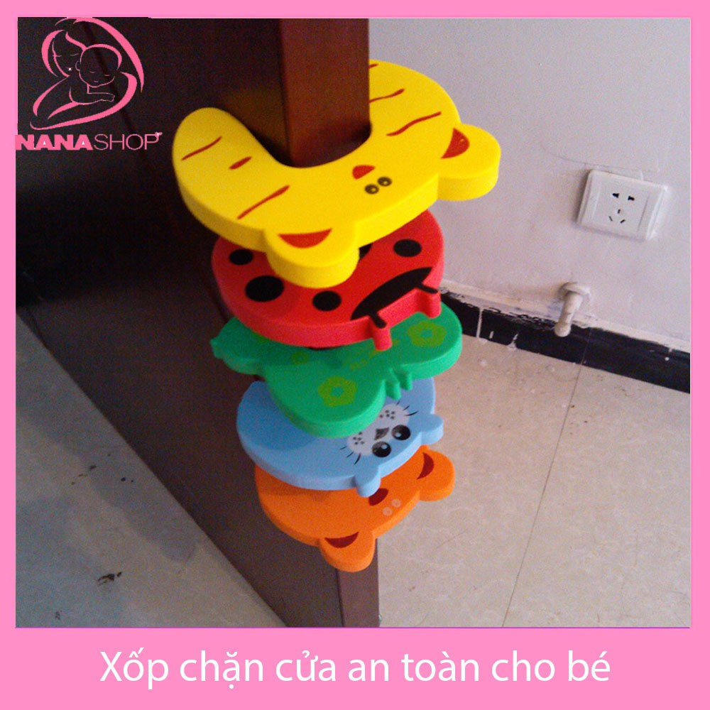 Miếng xốp chặn cửa chống sập an toàn cho bé