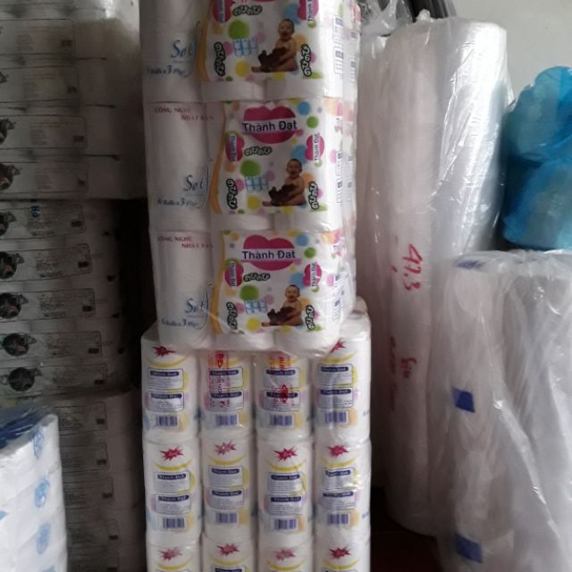 Giấy vệ sinh Thành đặt ( 6 cuận)(có lõi và không lõi)