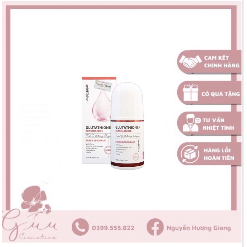 Lăn khử mùi 7Days Glutathione Niacinamide Hàn Quốc