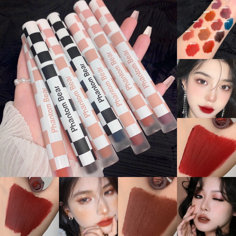 Son Lì Dạng Kem 11 Màu Sắc Lâu Trôi Thương Hiệu Roto Phantom Bear