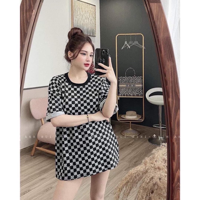 Áo phông kẻ caro