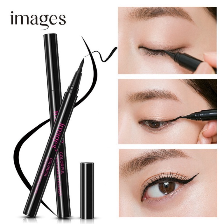 Bộ trang điểm mắt Images 3 món cơ bản chì kẻ mày, mascara chuốt mi làm dài mi, kẻ mắt đen siêu mảnh HT-TL171