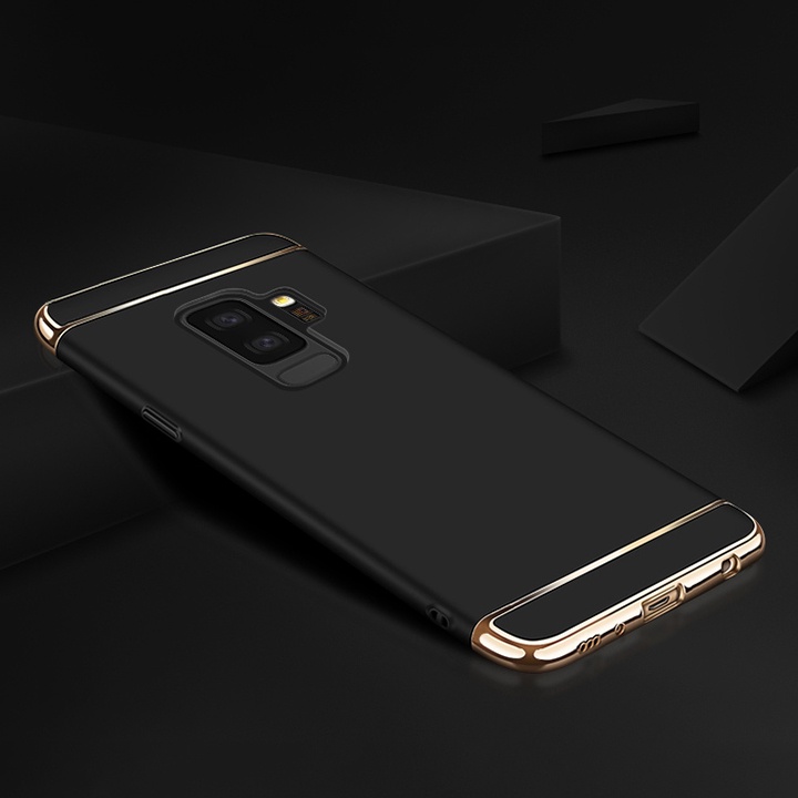 Ốp lưng Samsung S9 Plus SM-G965, SM-G960 nhựa bóng viền - Thiết kế 3 mảnh